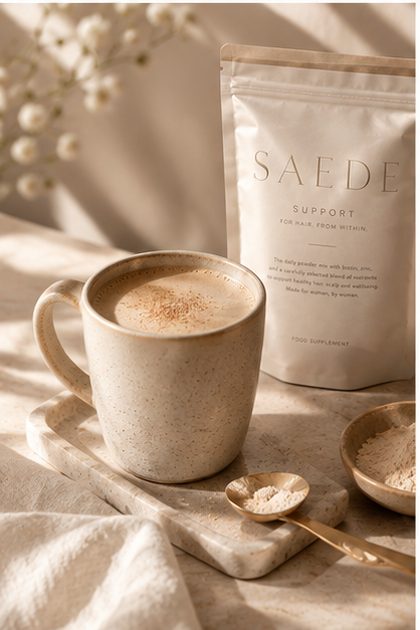 Support stirred into a morning coffee.